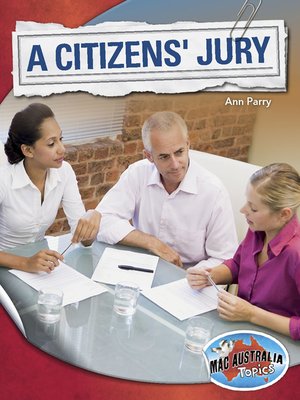 cover image of A Citizens' Jury (Upper Primary--Civics & Citizenship)